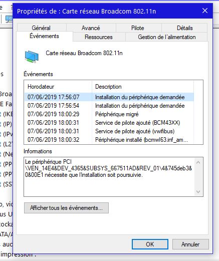 Capture-événements gestionnaire-pilotes actualisés.JPG